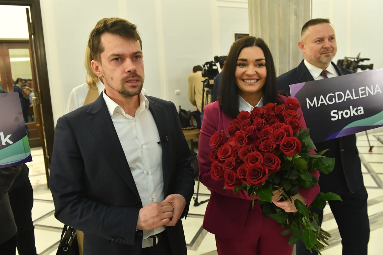 Magdalena Sroka i Michał Kołodziejczak podpisali porozumienie ideowe. 