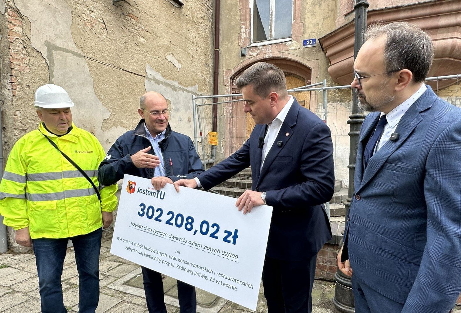 Remont zabytkowej kamienicy przy Królowej Jadwigi