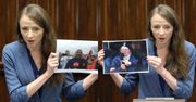 "Twarz nienawiści i twarz patriotyzmu". Posłanka pokazała w Sejmie dwa zdjęcia