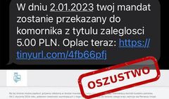 NASK ostrzega przed SMS-ami z fałszywymi mandatami