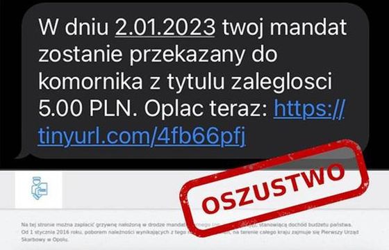 NASK ostrzega przed SMS-ami z fałszywymi mandatami