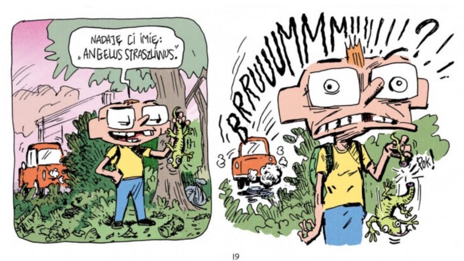 "W tajemniczym, ciemnym lesie", scen. i rys.Winshluss