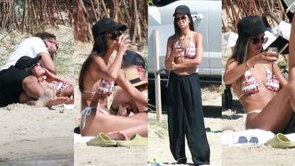 Klaudia El Dursi wyleguje się z partnerem na plaży w Chałupach (ZDJĘCIA)