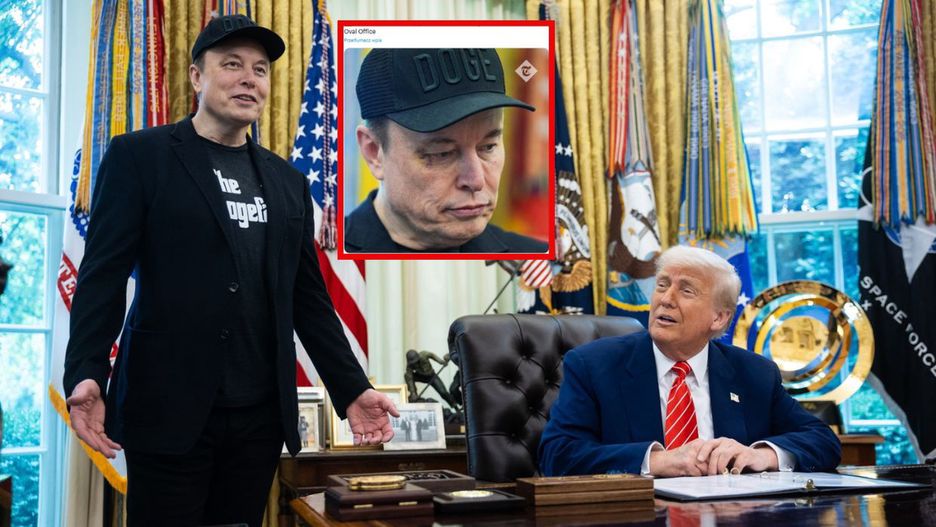 Elon Musk pożegnał się z Białym Domem. Pojawił się z podbitym okiem