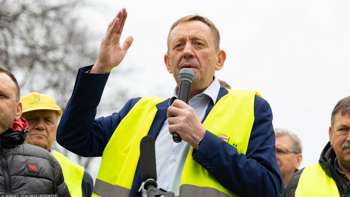 Minister rolnictwa Robert Telus w Szczecinie
13.04.2023 Szczecin Wizyta ministra Roberta Telusa w Szczecinie Fot Sebastian Nowik/REPORTER
n/z: Wladyslaw Serafin, Robert Telus
Sebastian Nowik/REPORTER