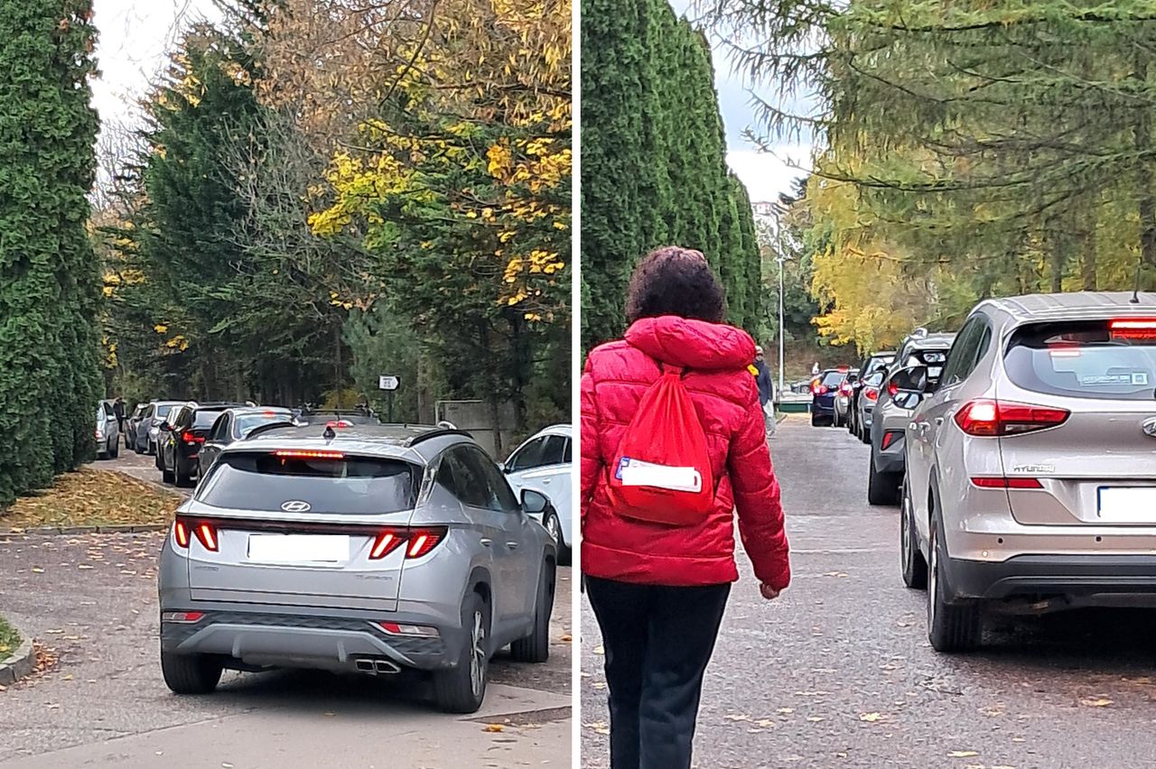 "Ludzie podjeżdżają autami pod same groby". Taki widok zastał na cmentarzu
