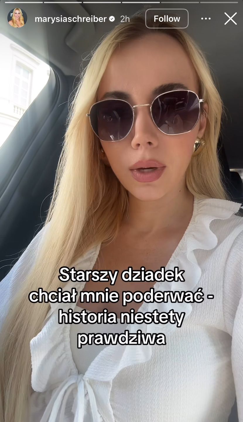 Marianna Schreiber o podrywie ze strony starszego mężczyzny