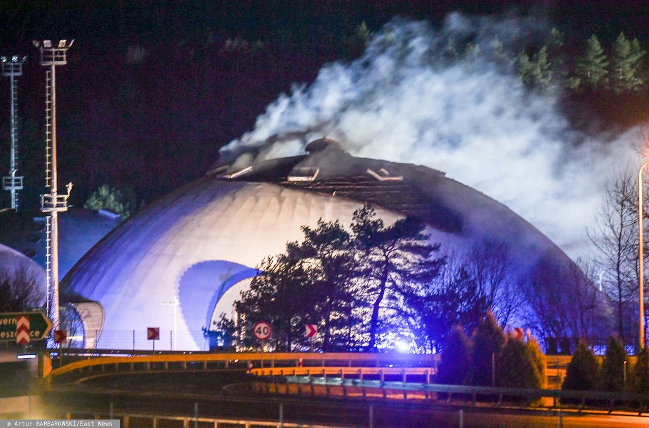 Pożar jednej z kopuł w Alvernia Planet 