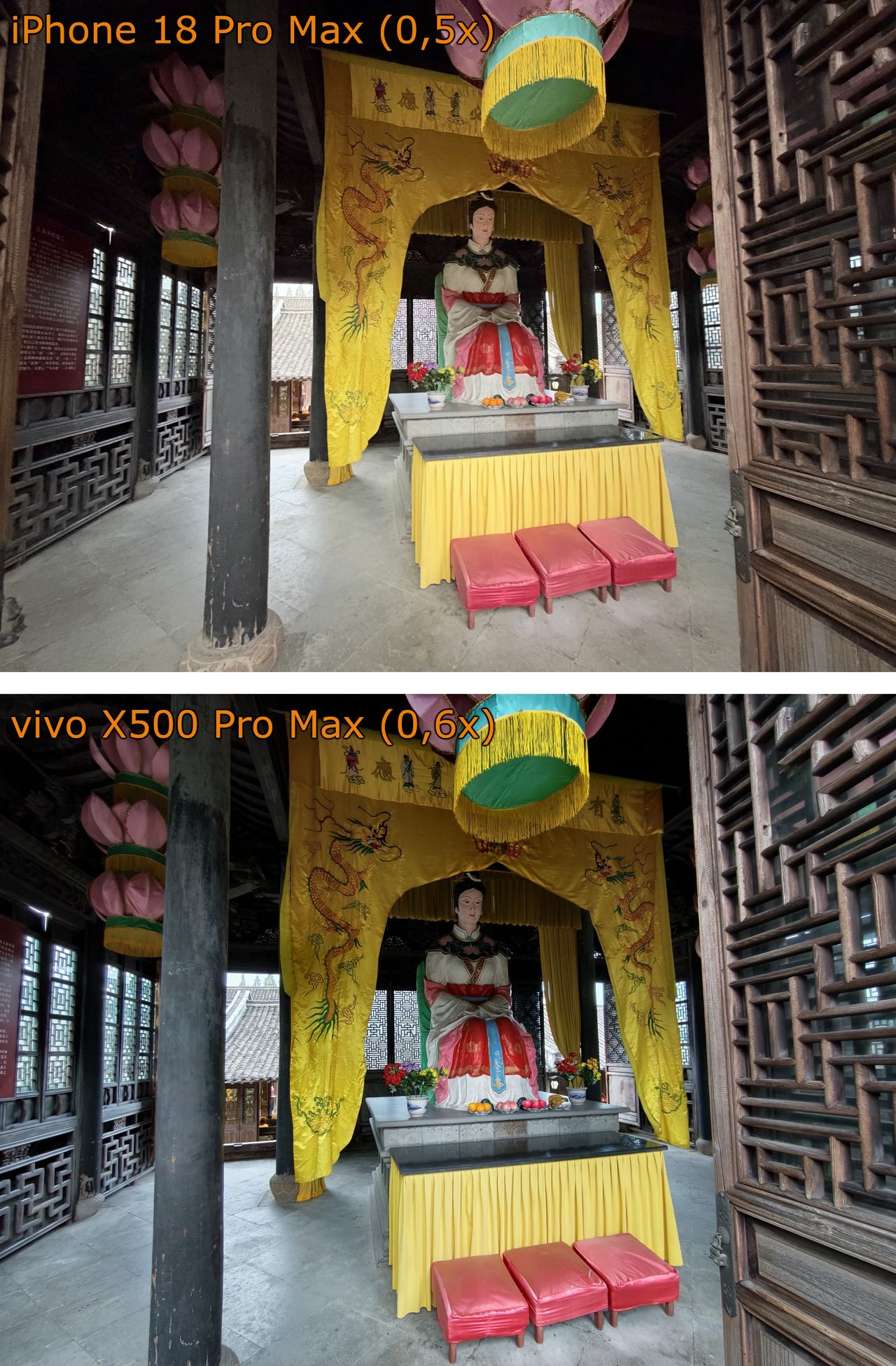 iPhone 18 Pro Max vs vivo X500 Pro Max