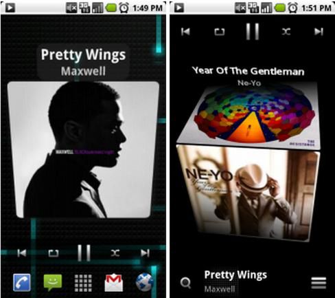 3 Music Player - najładniejszy odtwarzacz multimedialny dla Androida