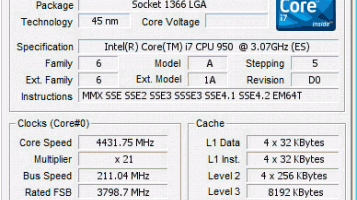 Podkręcony do 4,4GHz Core i7 950 1