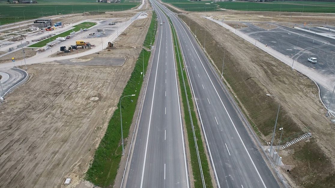 Widok na MOP Obroki Wschód i Zachód