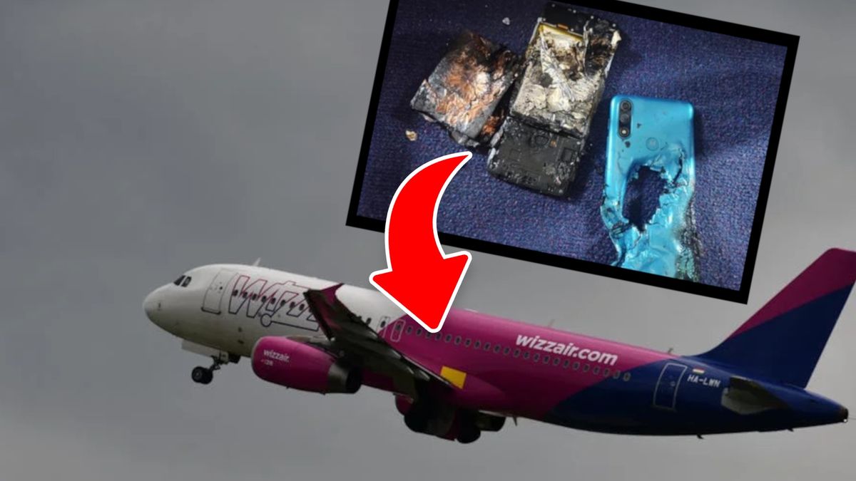 Groza w samolocie. Zapalił się telefon pasażera.