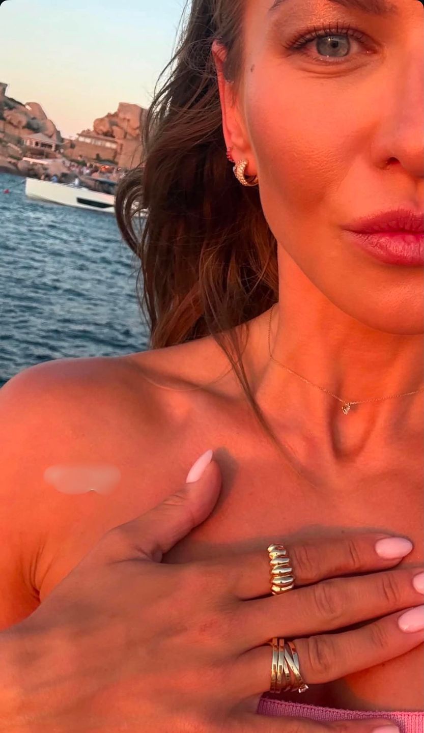 Anna Lewandowska na wakacjach z Lewym