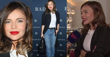 Herbuś przesunęła próbę, żeby przyjść pozować z butem. "Godzinka na trendy z rana"