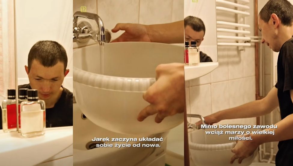 Jaruś Mergner robił pranie w łazience