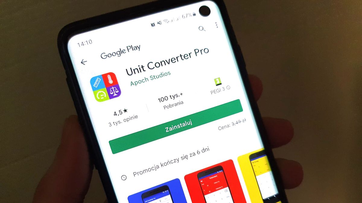 Promocja w sklepie Google Play