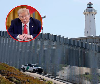Trump kazał pomalować płot na granicy z Meksykiem. Ma w tym swój cel