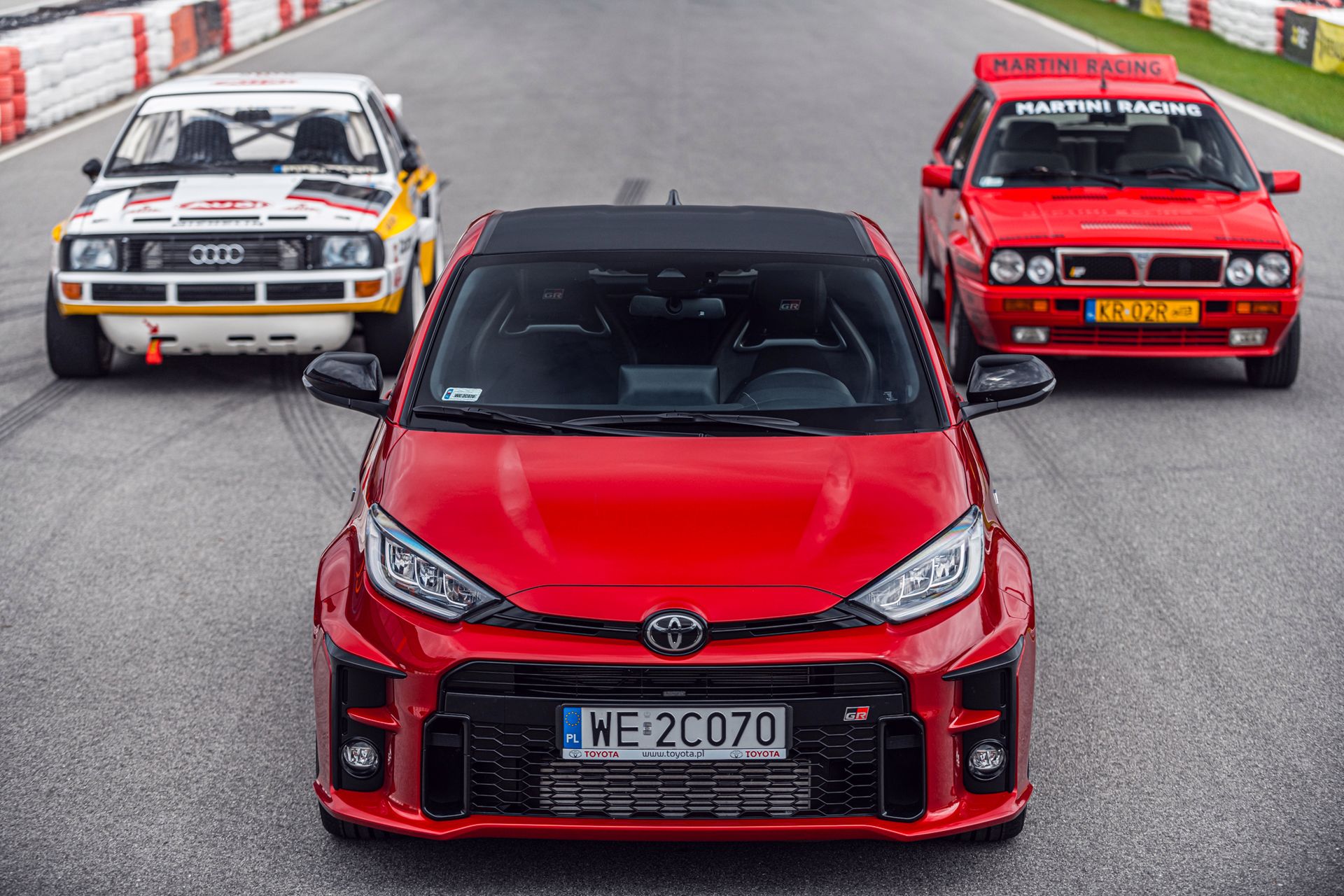 Toyota GR Yaris vs Audi quattro vs Lancia Delta HF Integrale