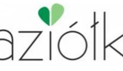 Baziółka z logo i opakowaniami od Kropki Bordo