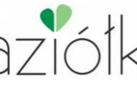 Baziółka z logo i opakowaniami od Kropki Bordo