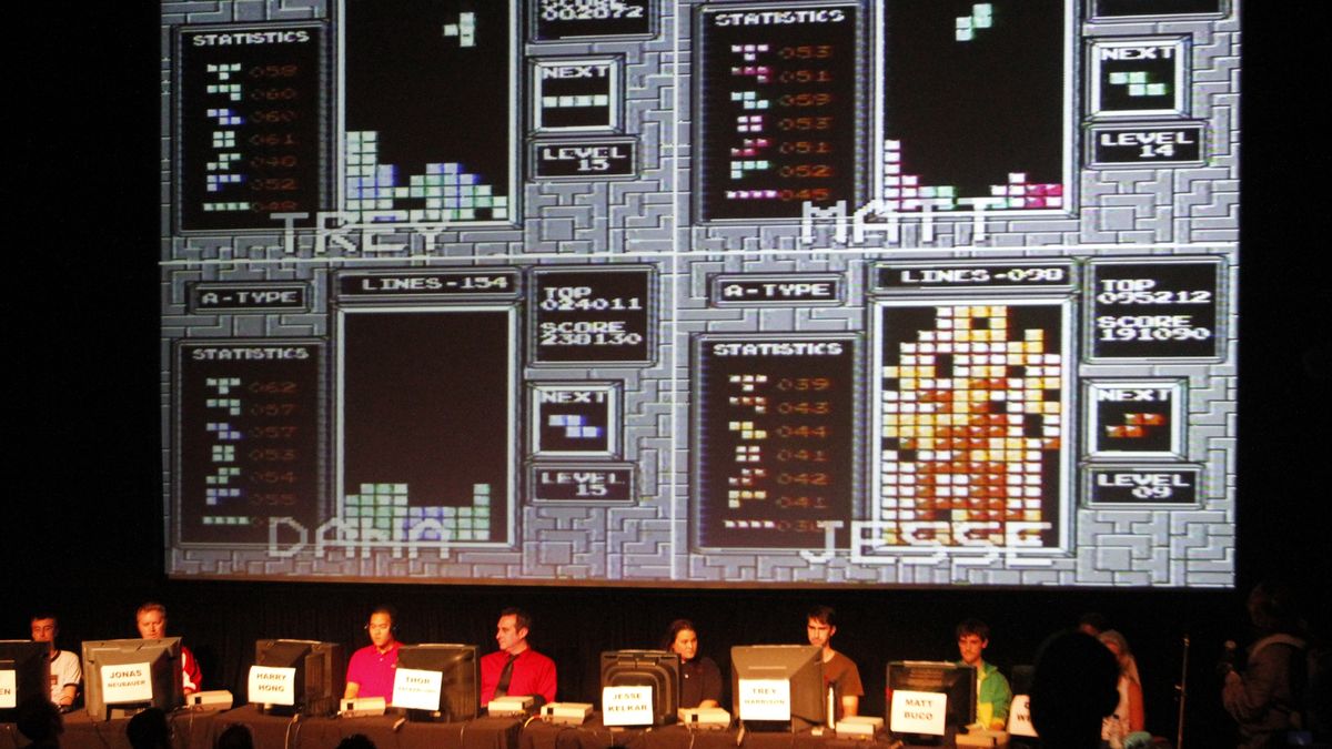 Półfinały Classic Tetris World Championship w 2010 roku.