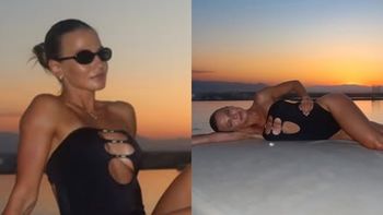 Zalotna Anna Lewandowska wygina się na tle zachodzącego słońca: "OBŁĘD" (FOTO)