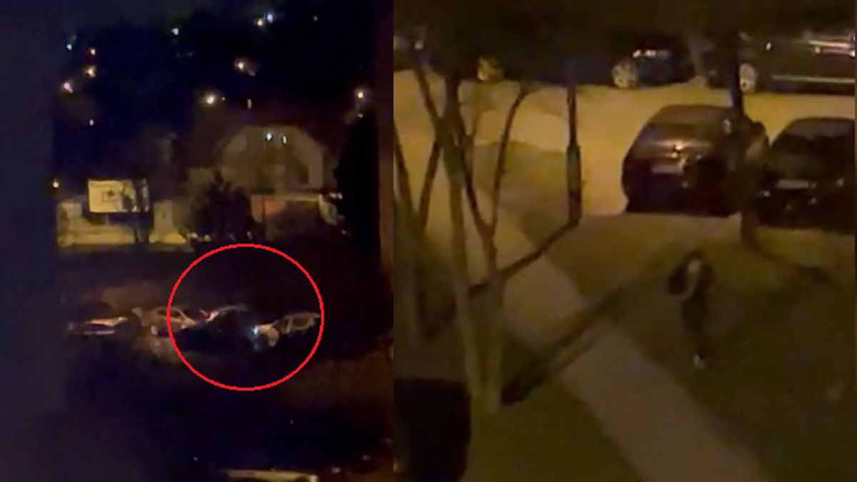 Mężczyzna staranował 12 aut.