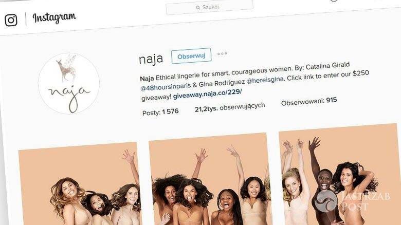 naja bielizna nude (fot. Instagram)