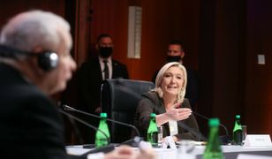 Marine Le Pen w Warszawie. Były premier nie gryzł się w język