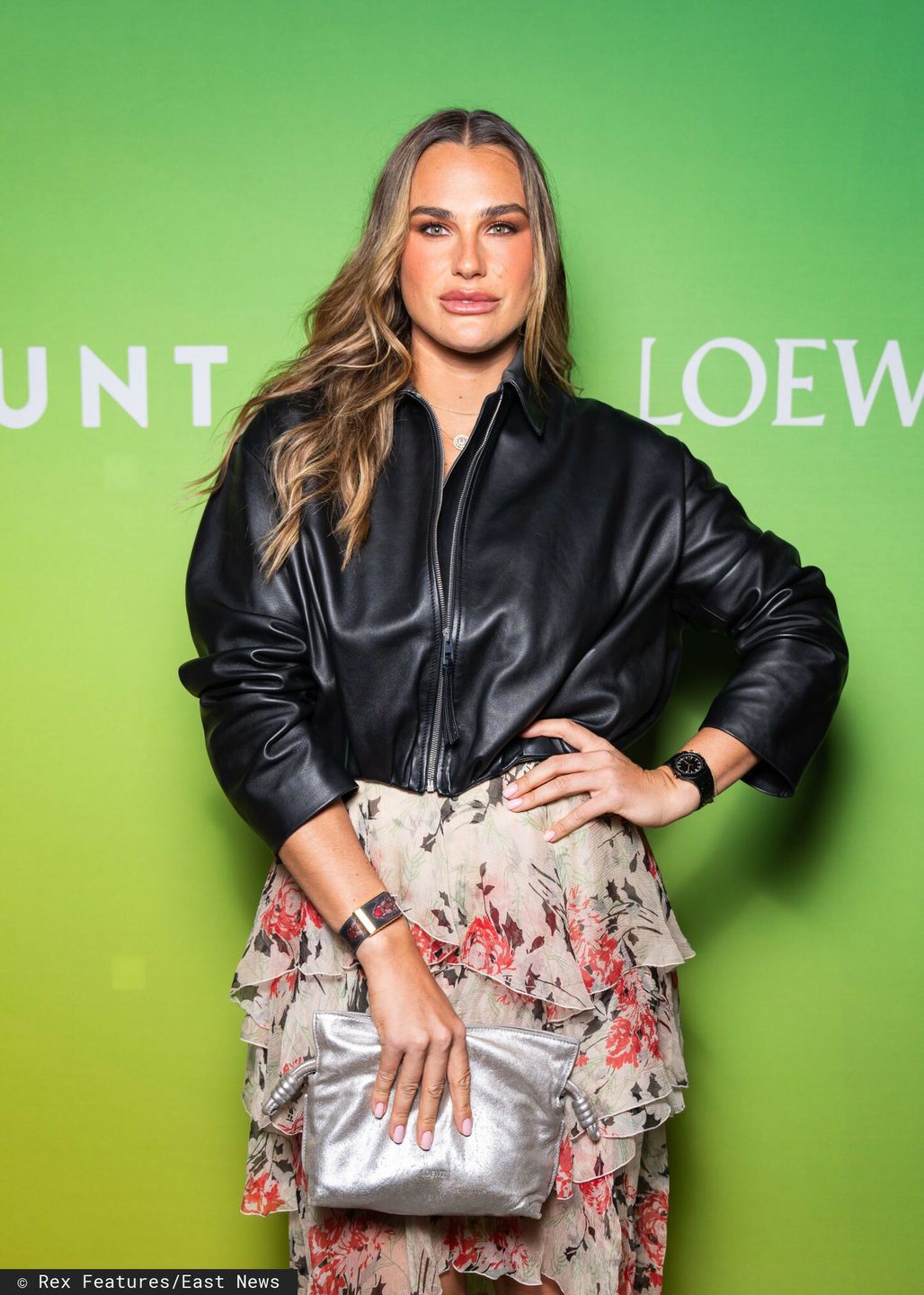 Aryna Sabalenka w kwiecistej spódnicy