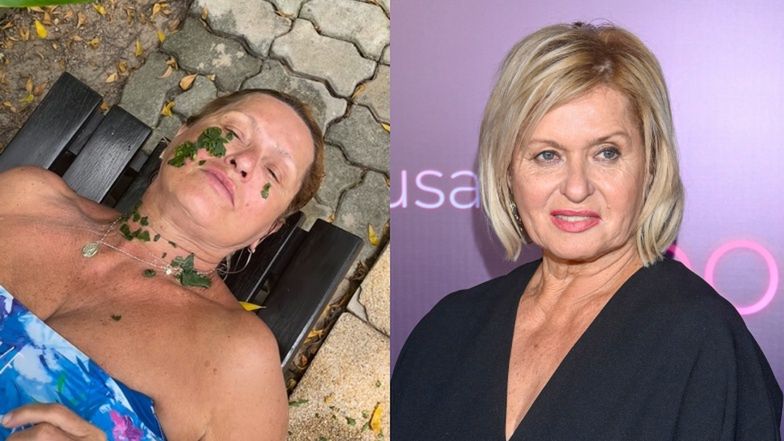 Ewa Kasprzyk poparzona przez meduzę