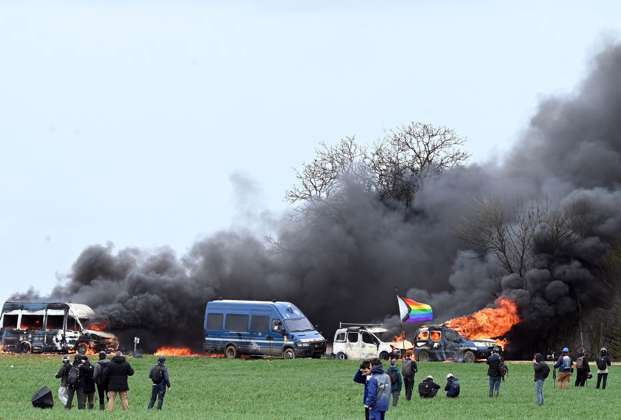 Protest w Sainte-Soline we Francji, 25.03.2023 r.