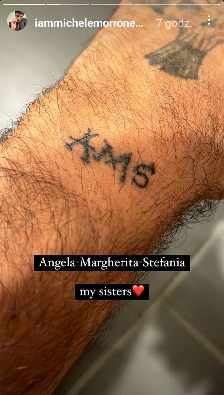 Michele Morrone wyjaśnia znaczenie swojego tatuażu "AMS"
