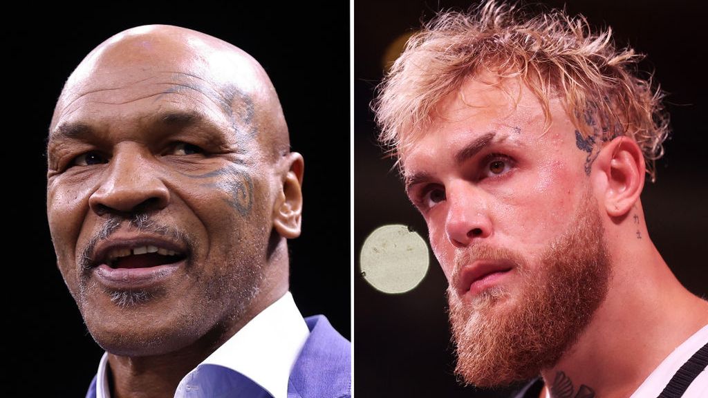 Na zdjęciu: Mike Tyson i Jake Paul