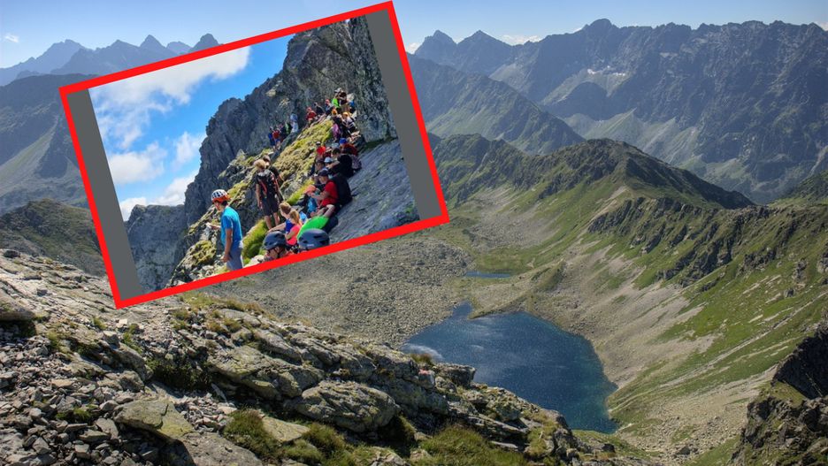 Duże kolejki w górach