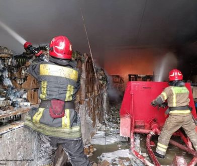 Pożar w Moskwie. Ogień w zakładzie zbrojeniowym