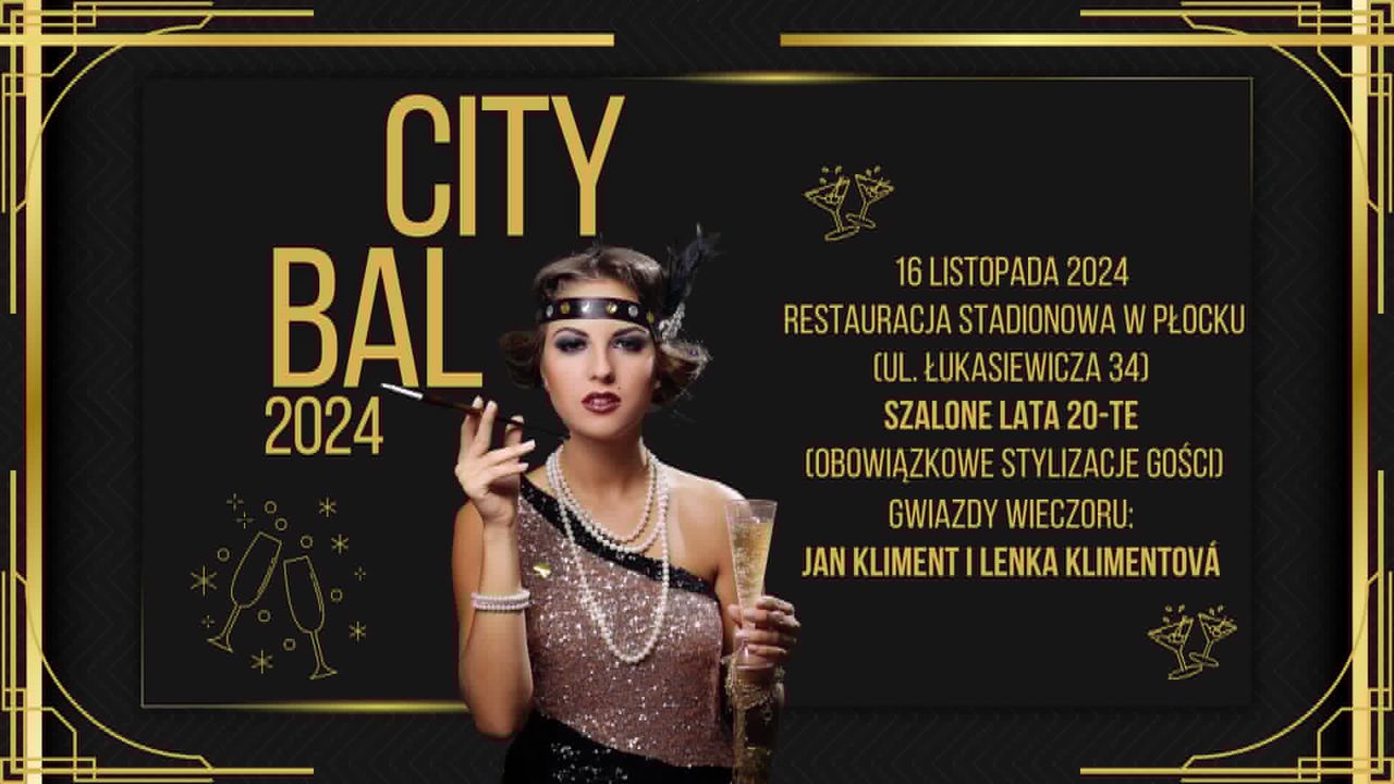 City Bal 2024 w Płocku – magiczna noc w rytmie lat 20