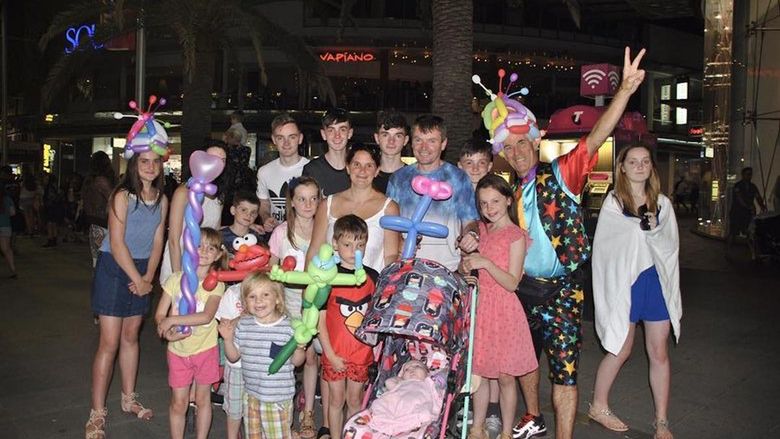 Radfordowie z dziećmi