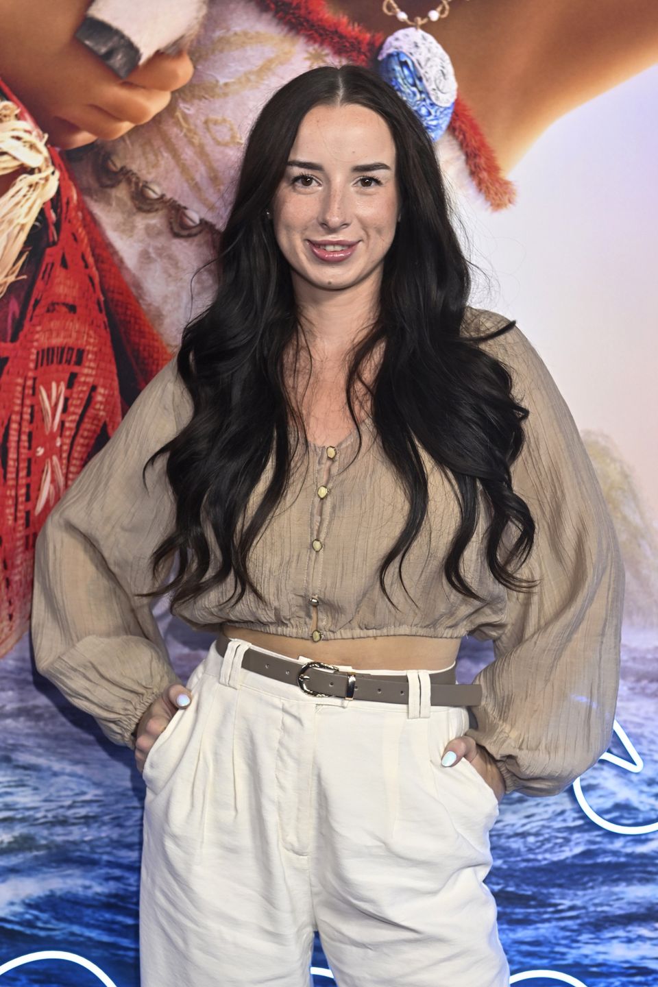 Na zdj.: Sylwia Lipka, Fot. Jacek Kurnikowski/AKPA
listopad 2024, piegi, "Vaiana 2" - premiera filmu, kobieta, Vaiana 2, Sylwia Lipka, premiera filmu, film, premiera