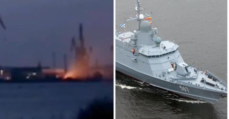 Zatopili jeden z najnowocześniejszych okrętów Floty Czarnomorskiej