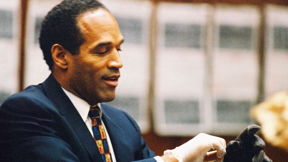 O.J. Simpson w czasie procesu w 1995 r.