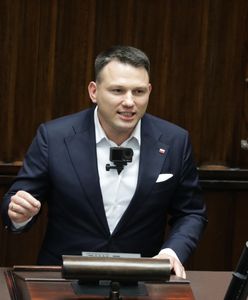 Przyszedł na mównicę z kamerą. Tak wyrażał się o Ostatnim Pokoleniu