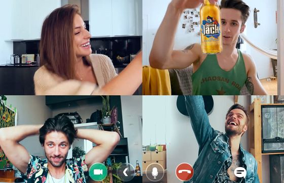 Internetowe domówki z influencerami i muzykami w kampanii piwa Captain Jack (wideo)