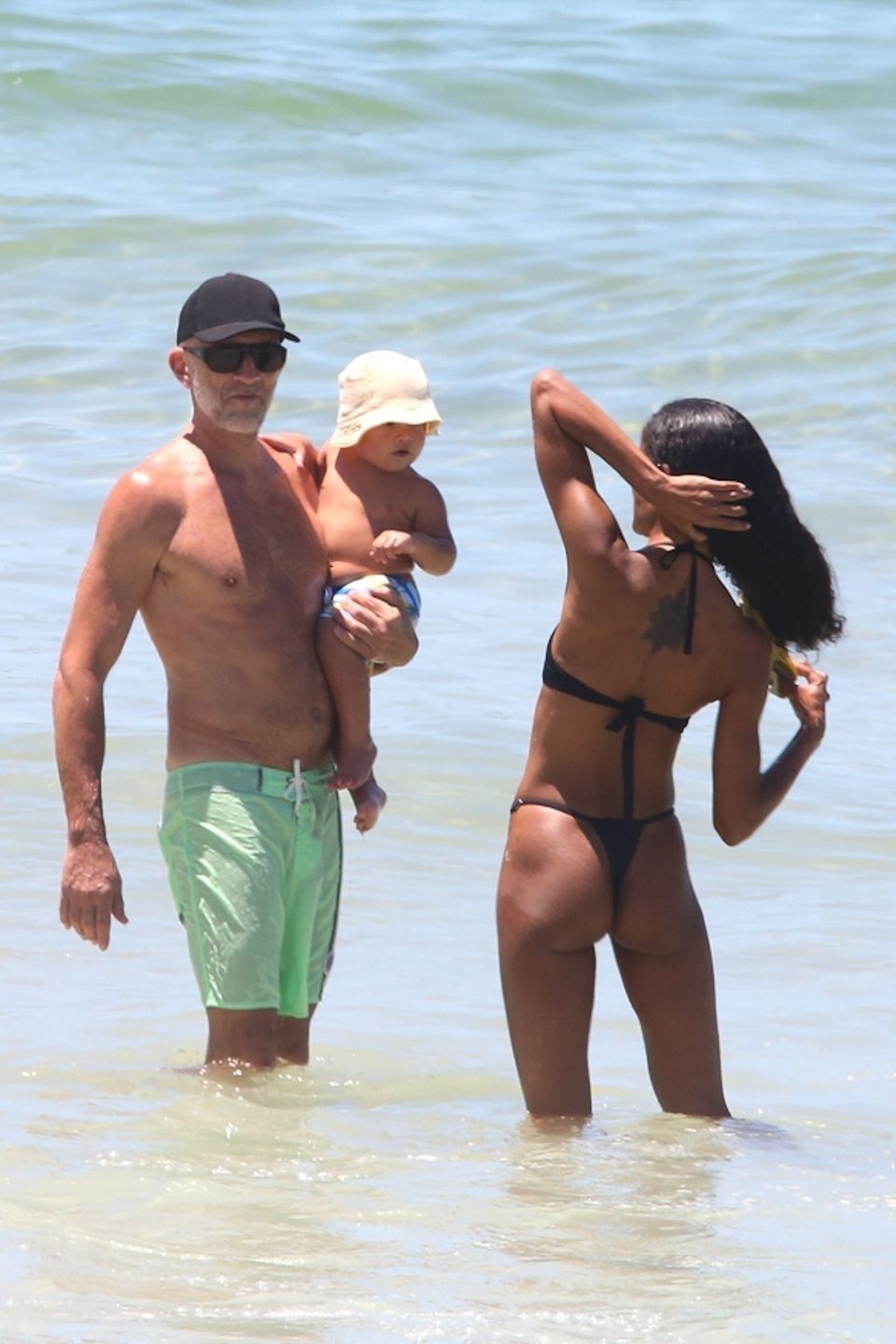 Vincent Cassel Narah Baptista w Rio de Janerio, grudzień 2025