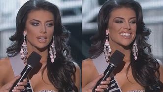 Miss Utah próbuje odpowiedzieć na pytanie...