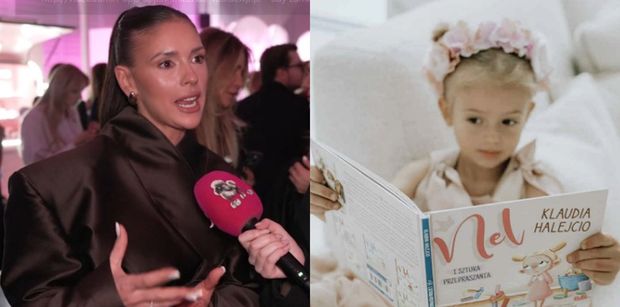 Klaudia Halejcio opowiada o prywatnym, dwujęzycznym przedszkolu córki: "Mówi: ‘This is my book and I really like it’" (WIDEO)