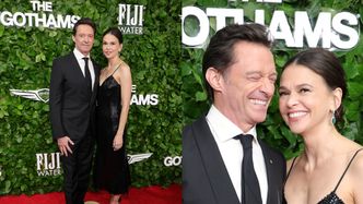 Eleganccy Hugh Jackman oraz Sutton Foster zadają szyku podczas rozdania nagród. Para jak z żurnala? (ZDJĘCIA)
