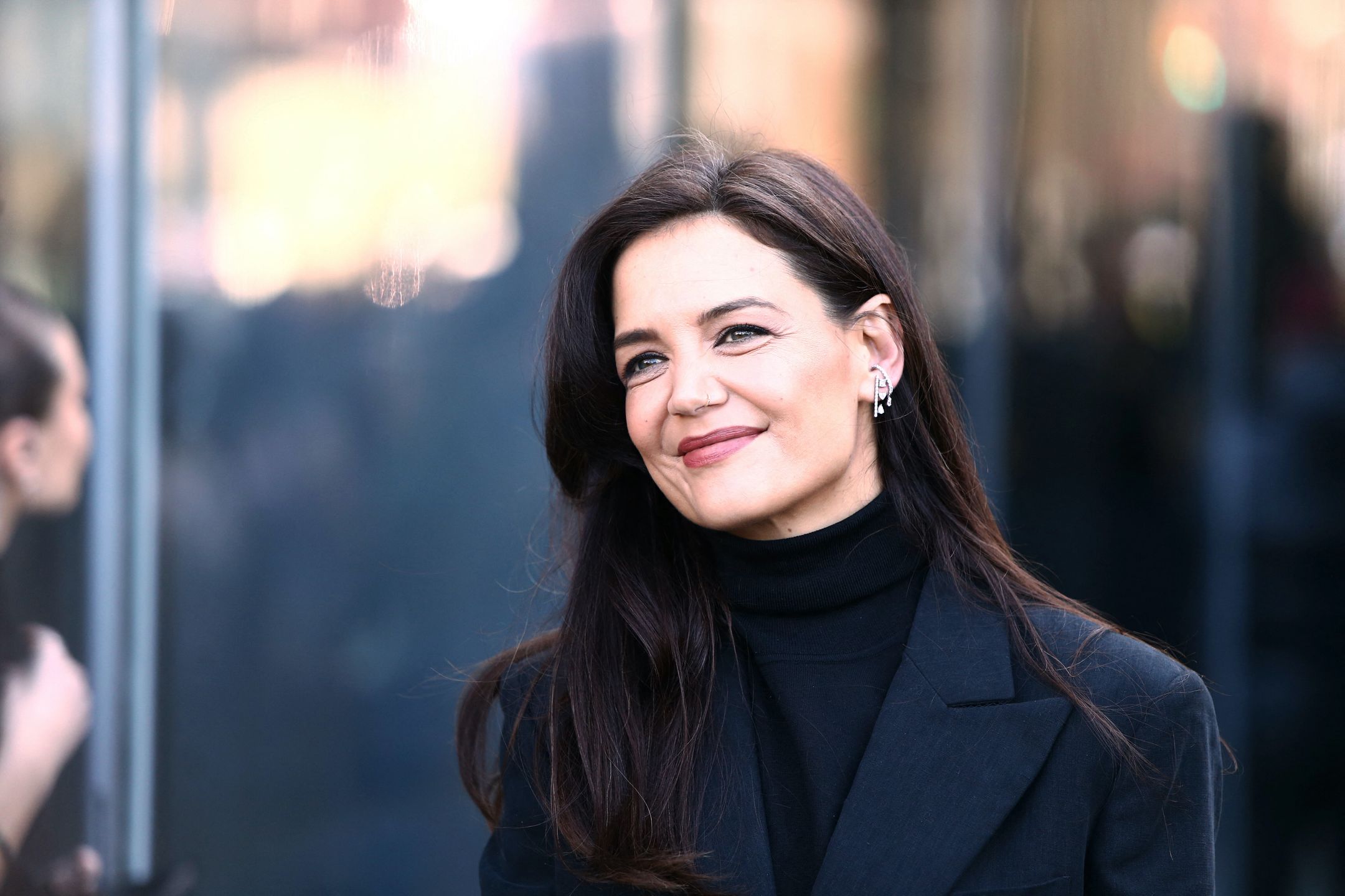 Katie Holmes na nowojorskim Fashion Week