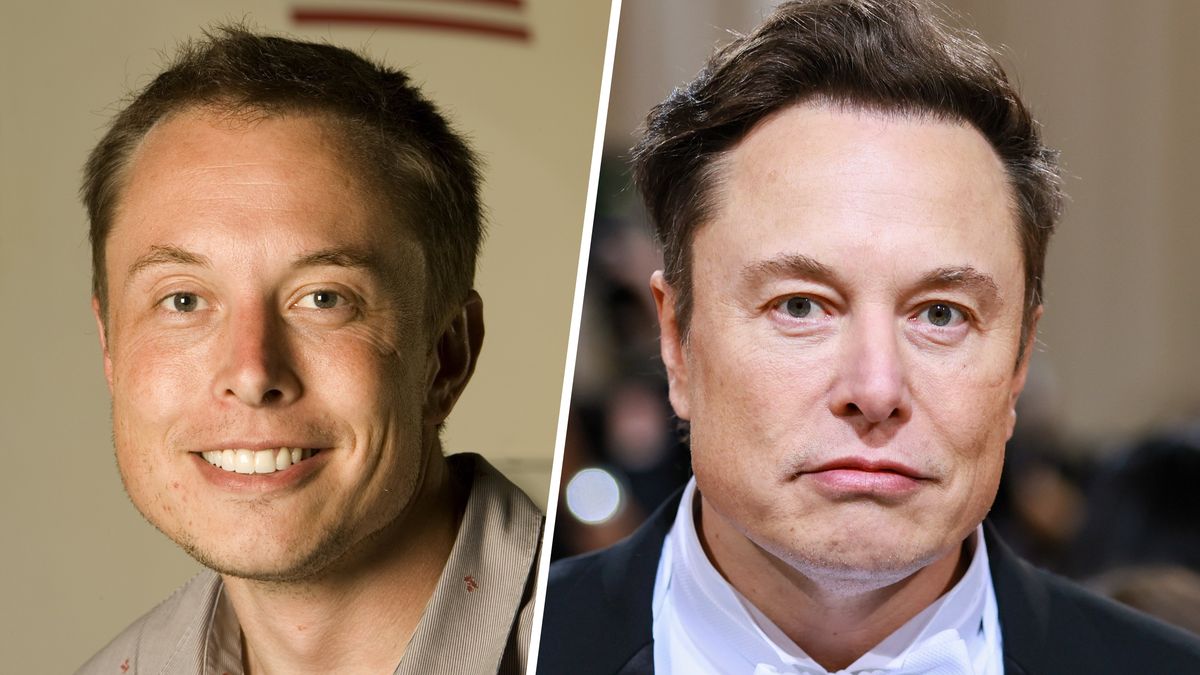 Elon Musk przeszedł długą drogę do momentu, w którym jest dziś (na zdjęciu po lewej Musk w 2008 r.)
